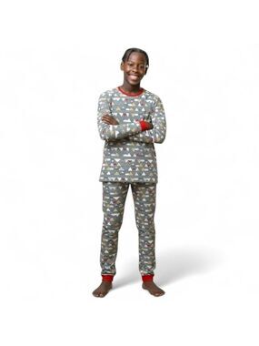 Eddie Bauer Kids Size L (14/16) Unisex Winter 2 Piece Pajama Set